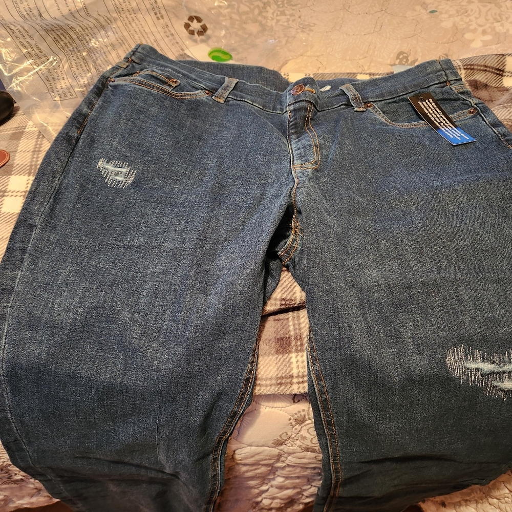 Canyon Retreat Easy Stretch Denim Jeans Size 16 Petite